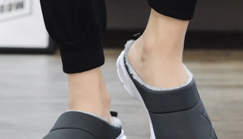 Winter Men Women Plush Slippers Home Indoor Warm House Cotton Shoes Room Lightweight Plus Big Size 47 48 49 Cheap Dropshipping