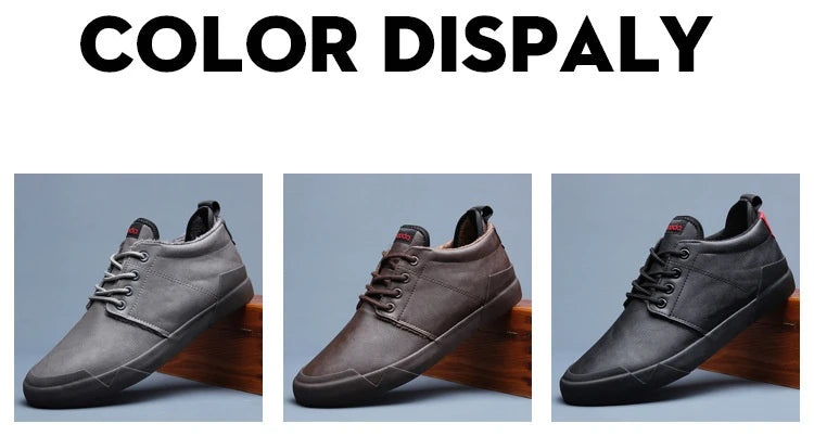 2020 Men's Winter Fashion Sneakers Man Casual Shoes Breathable Men Shoes Big size Office Footwear Driving Shoes Winter Shoes