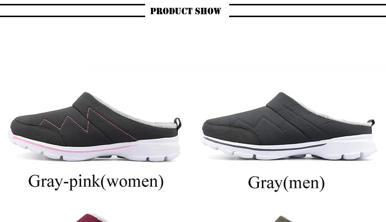 Winter Men Women Plush Slippers Home Indoor Warm House Cotton Shoes Room Lightweight Plus Big Size 47 48 49 Cheap Dropshipping