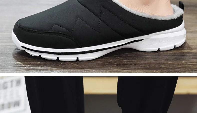 Winter Men Women Plush Slippers Home Indoor Warm House Cotton Shoes Room Lightweight Plus Big Size 47 48 49 Cheap Dropshipping
