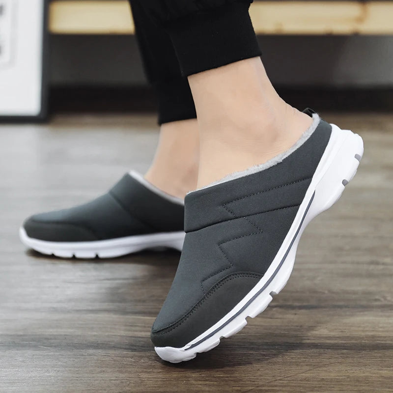 Winter Men Women Plush Slippers Home Indoor Warm House Cotton Shoes Room Lightweight Plus Big Size 47 48 49 Cheap Dropshipping