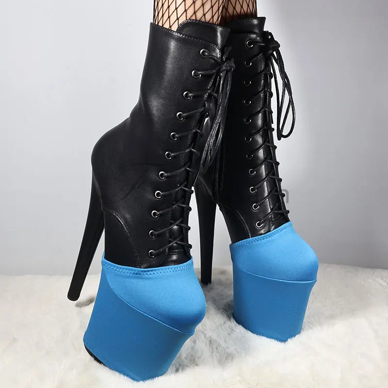 Black Wear Resistant Pole Dance Shoe Cover Protects Boots Sandals Pumps High Heels 20CM Boots Training Heels Protection Cover
