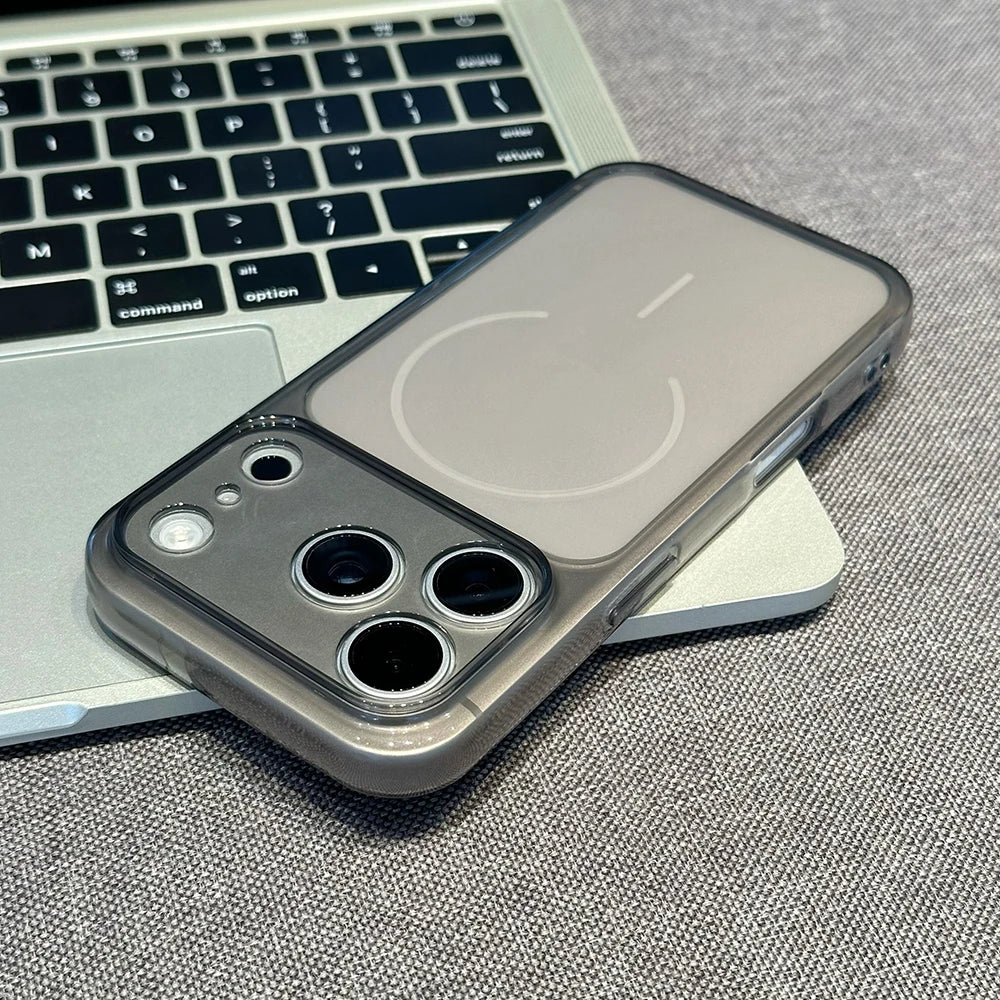 Ultra Thin Matte Clear For Magsafe Wireless Charging Soft TPU Case for iPhone 17 16 15 14 Plus 13 12 11 Pro Max Shockproof Cover