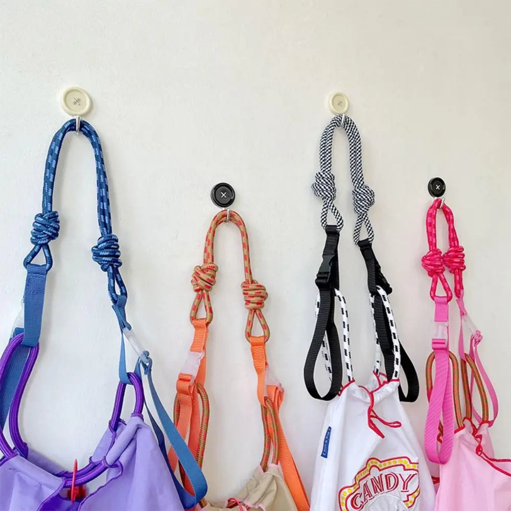 Accessories Adjustable Nylon Strap Detachable Round Rope Shoulder Bag Strap Replacement Purse Handle Women