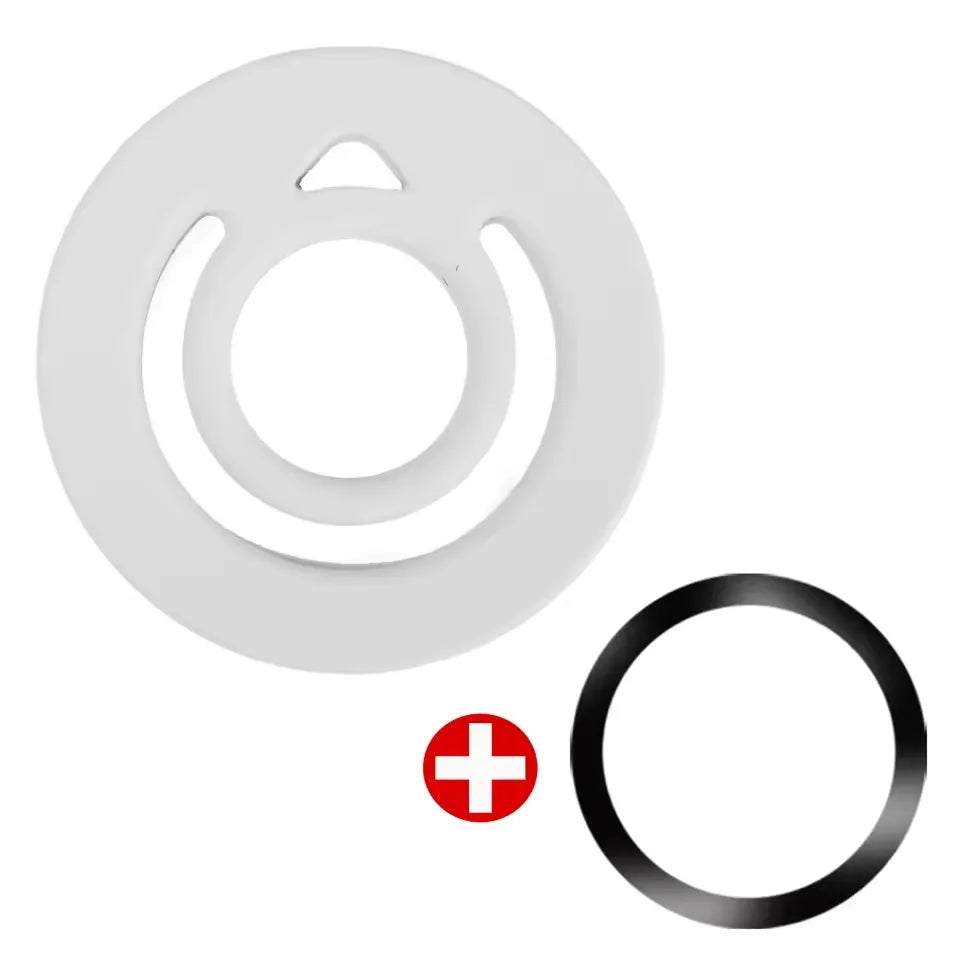 Universal Magnetic Silicone Finger Ring Grip Double-Side Strong Magnet Circular Grip Phone Holder for IPhone MagSafe Ring Shape
