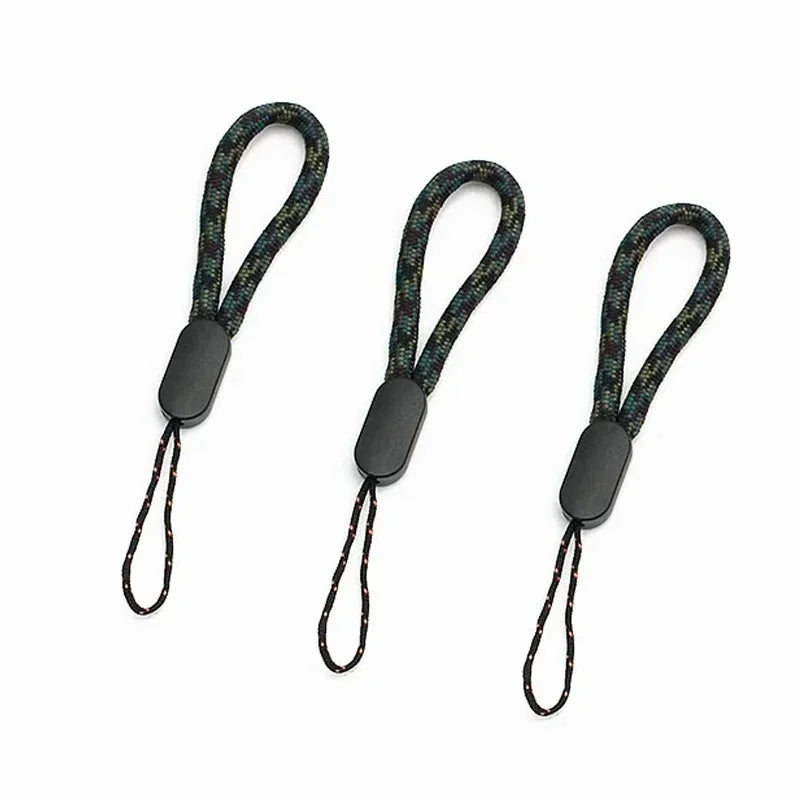 3/5Pc Hand Wrist Lanyard String Short Grip Lanyard Mobile Phone Strap for Flash Drive Keychain