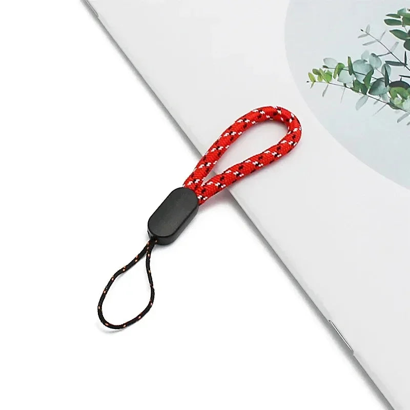 3/5Pc Hand Wrist Lanyard String Short Grip Lanyard Mobile Phone Strap for Flash Drive Keychain