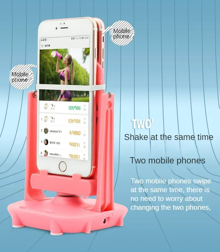 Mobile Phone Walking Swing Shaker Holder Automatic Device Phone Pedometer Step Counter Shaking Accessories Silent For All Phones