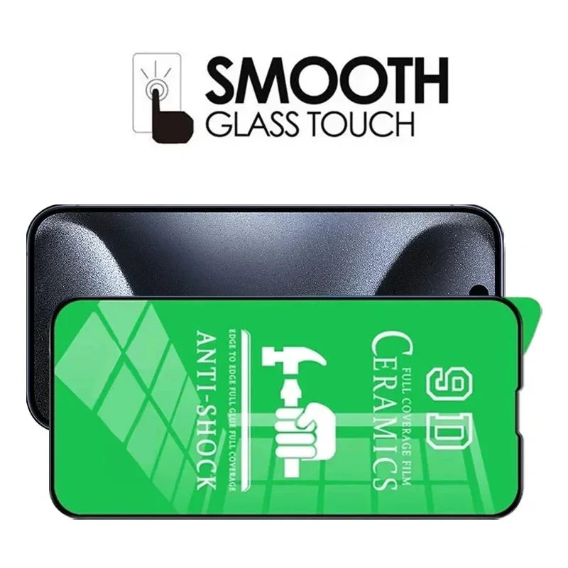 5Pcs HD Soft Ceramic Film For iPhone 14 11 12 13 15 Pro Max Mini 8 6 7 Plus Screen Protector For IPhone 16 XS MAX X XR Not Glass