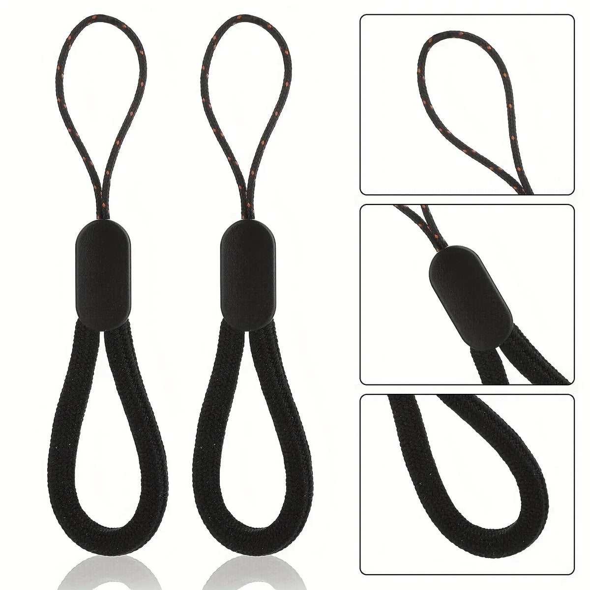3/5Pc Hand Wrist Lanyard String Short Grip Lanyard Mobile Phone Strap for Flash Drive Keychain