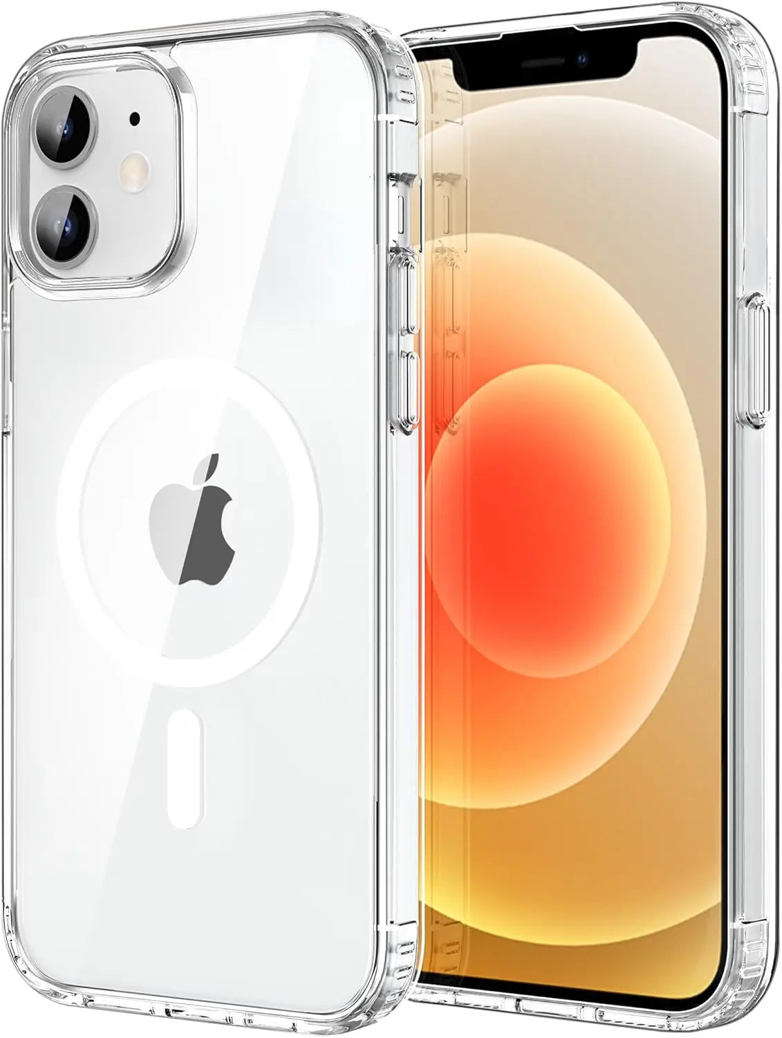 Transparent Magnetic Case For iPhone 17 16 Pro Max 15 14 Plus Wireless Charge Cover 13 12 Mini 17 Air Magsafe Protection Case