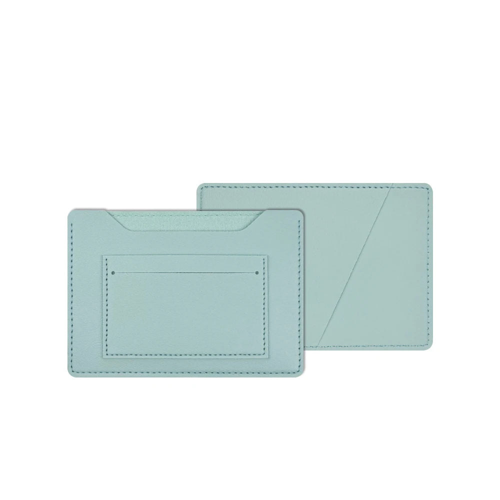 Customized Name Passport Folder Card Holder Leather Travel Ticket Folder Passport Bag Identification Pure Color Passport Cover