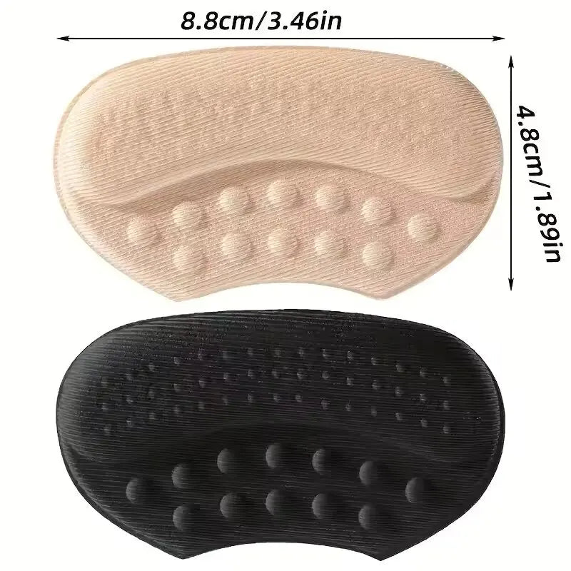 2/4PCS Soft Heel Grips for High Heels Anti-Chafing Cushion Pads Pain Relief Comfortable Shoe Inserts Heel Protectors