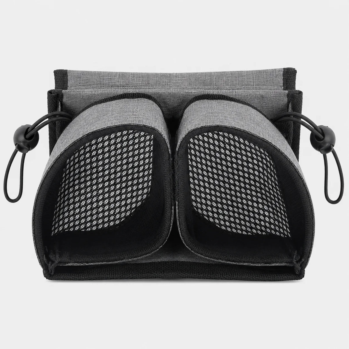 Travel Cup Holder for Suitcase Foldable Luggage Drink Holder Bag with 2 Cup Slots Back Pocket Organizer