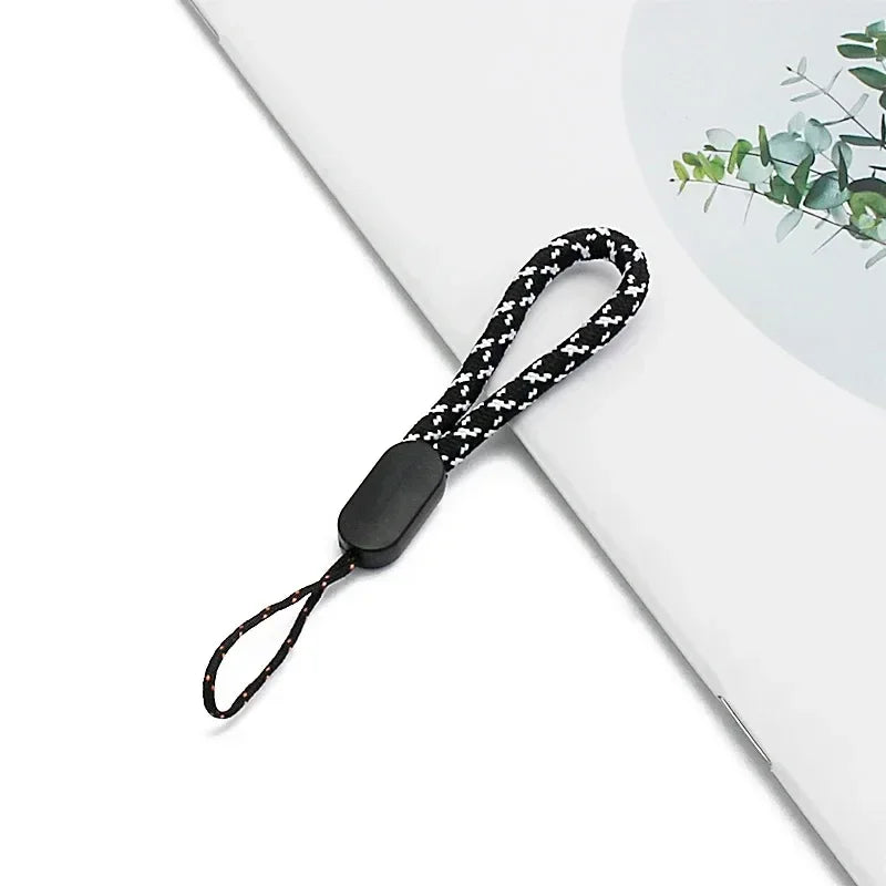 3/5Pc Hand Wrist Lanyard String Short Grip Lanyard Mobile Phone Strap for Flash Drive Keychain
