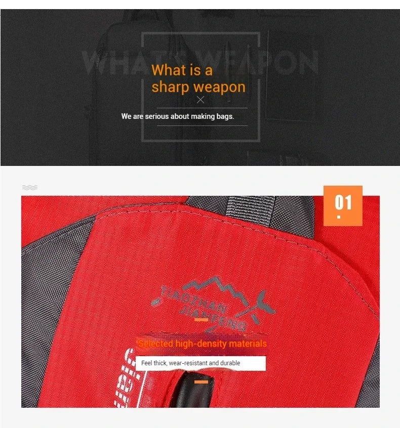 2026 Outdoor Travel Backpack Big Capacity Fashion Travel Backpacks Men Climbing Backpack Classic Sport Travel Backpacks