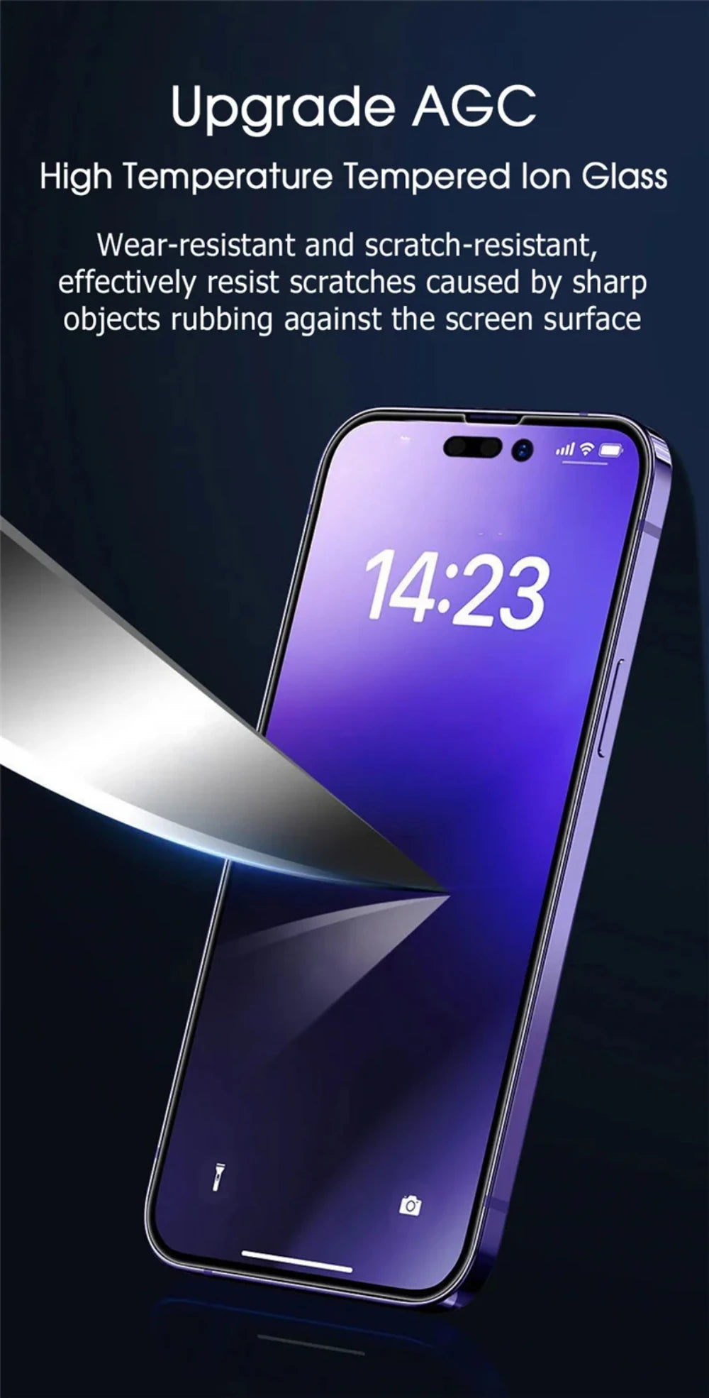 NNBILI 1-3 Pcs Anti Blue Light Privacy Tempered Glass For iPhone 15 16 14 13 17 Pro Max Eye Protection Clear Screen Protector 