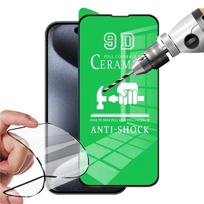 5Pcs HD Soft Ceramic Film For iPhone 14 11 12 13 15 Pro Max Mini 8 6 7 Plus Screen Protector For IPhone 16 XS MAX X XR Not Glass