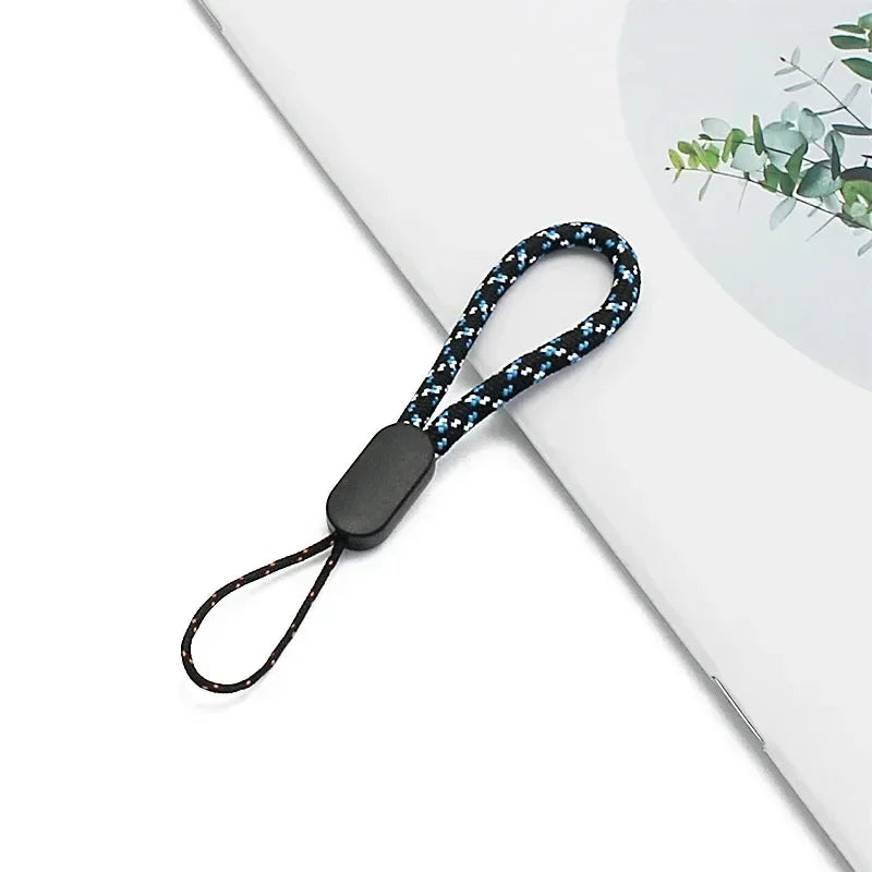 3/5Pc Hand Wrist Lanyard String Short Grip Lanyard Mobile Phone Strap for Flash Drive Keychain