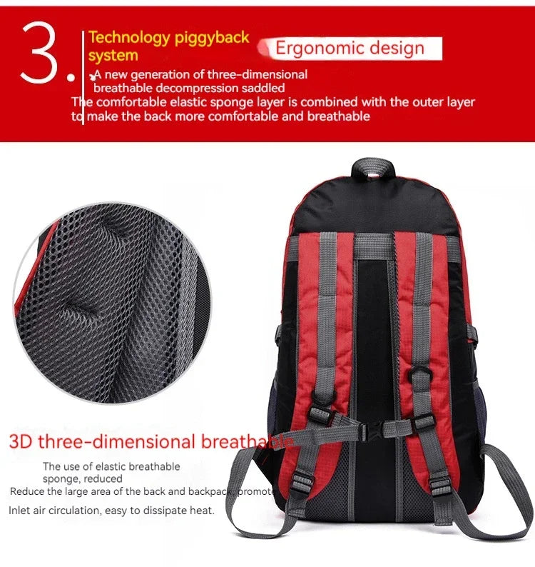 2026 Outdoor Travel Backpack Big Capacity Fashion Travel Backpacks Men Climbing Backpack Classic Sport Travel Backpacks