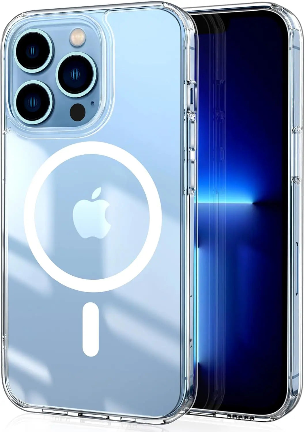Transparent Magnetic Case For iPhone 17 16 Pro Max 15 14 Plus Wireless Charge Cover 13 12 Mini 17 Air Magsafe Protection Case