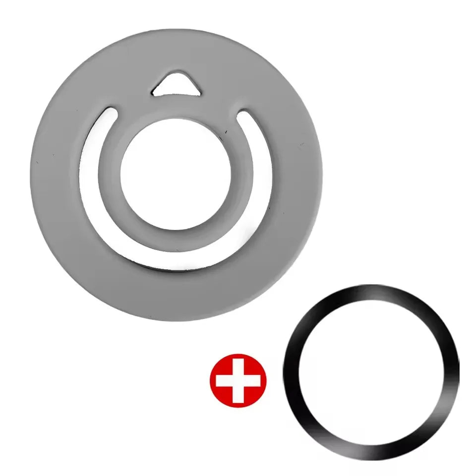 Universal Magnetic Silicone Finger Ring Grip Double-Side Strong Magnet Circular Grip Phone Holder for IPhone MagSafe Ring Shape