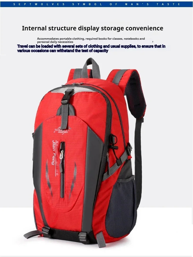 2026 Outdoor Travel Backpack Big Capacity Fashion Travel Backpacks Men Climbing Backpack Classic Sport Travel Backpacks