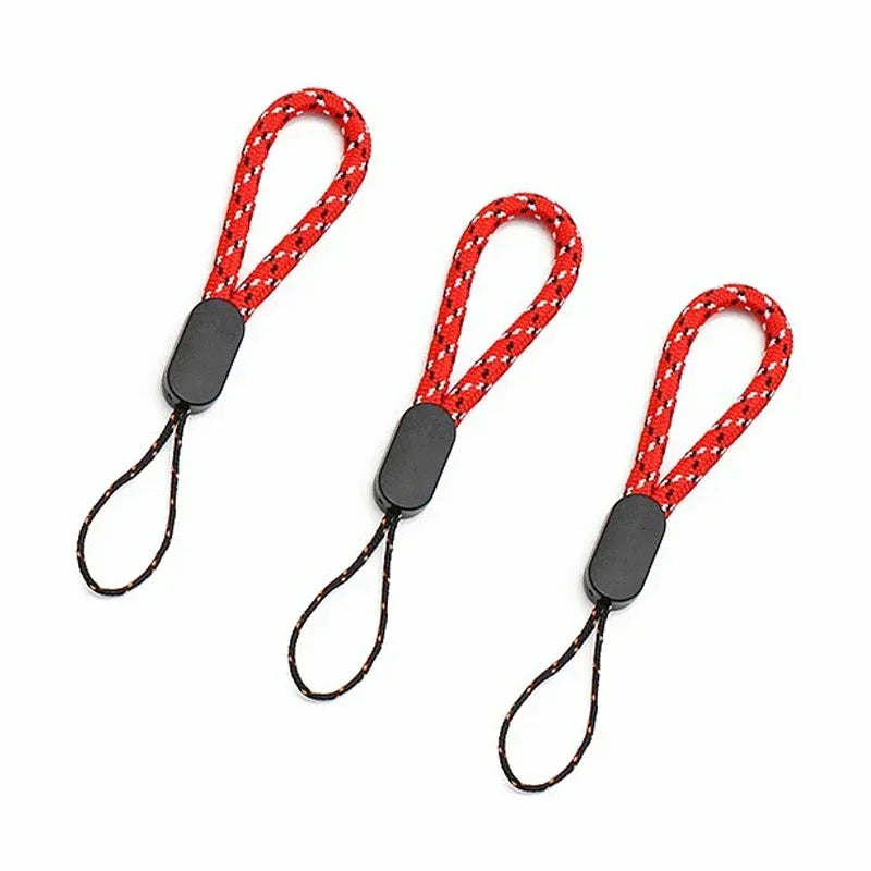 3/5Pc Hand Wrist Lanyard String Short Grip Lanyard Mobile Phone Strap for Flash Drive Keychain