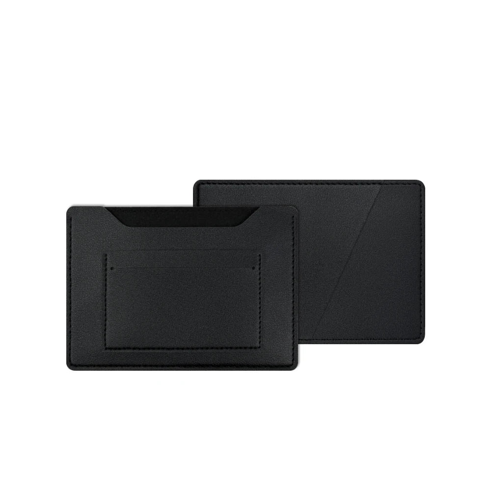 Customized Name Passport Folder Card Holder Leather Travel Ticket Folder Passport Bag Identification Pure Color Passport Cover
