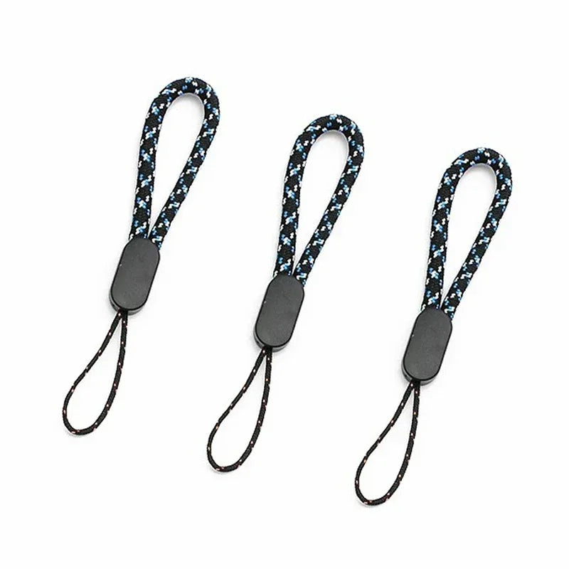 3/5Pc Hand Wrist Lanyard String Short Grip Lanyard Mobile Phone Strap for Flash Drive Keychain