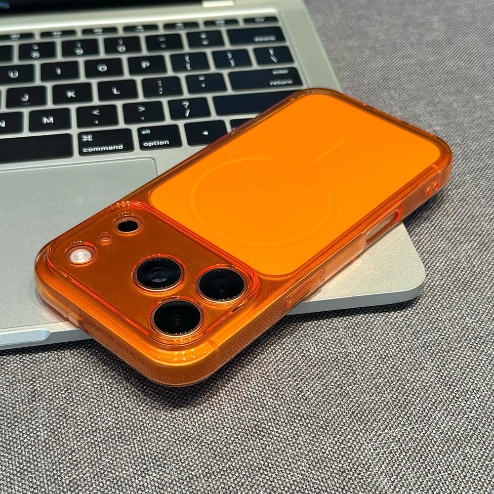 Ultra Thin Matte Clear For Magsafe Wireless Charging Soft TPU Case for iPhone 17 16 15 14 Plus 13 12 11 Pro Max Shockproof Cover