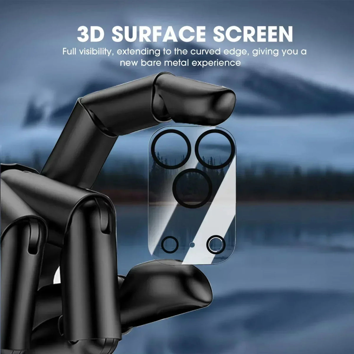 3PCS Integrated Clear HD Shockproof Tempered Glass Camera Lens Protectors for iPhone 18 Pro Max, 17 Air, 16 Pro Max, 15, 14, 13