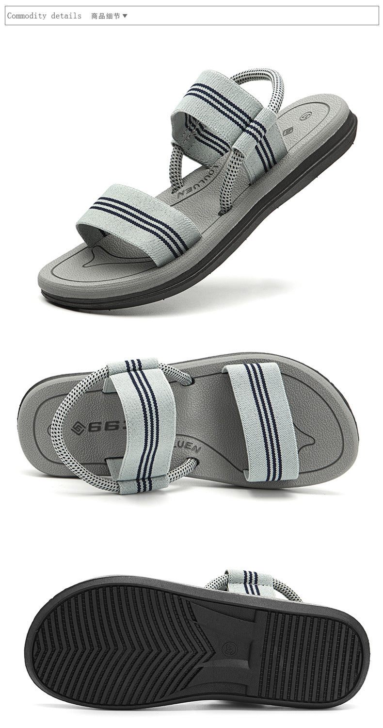 Summer men's sandals dual-use outdoor leisure men's and women's slippers wear non-slip men's Vietnam beach shoes men's wholesale