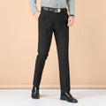 Men's Business Wear Slim-fit Trousers Spring and Autumn Casual Men's Wear Youth Work Dress Work Black Business Suit