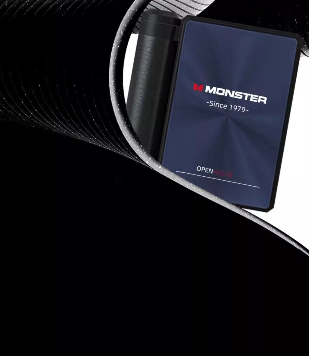 MONSTER AC530 Open-Ear Sports Earbuds Bluetooth 6.0 Wireless Ear Hook Headphones Dual Folding Design IPX5 Waterproof for Running