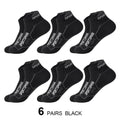 6 Pairs/Lot Spring Summer Men's Sports Running Socks Protective Ankle Socks Thin Breathable Deodorant Fitness Short Socks 38 - 44 - Beauty