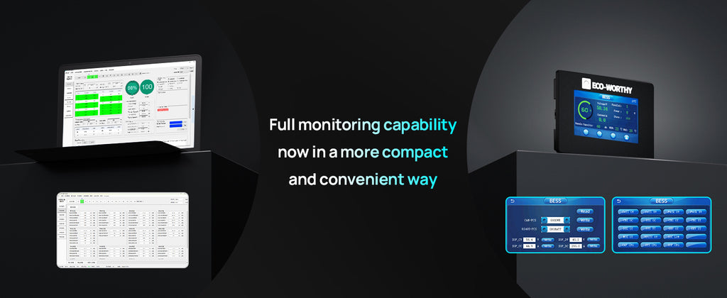 ECO-WORTHY ESM100 Battery Monitor for Cubix Series and Wall-Mount Batteries