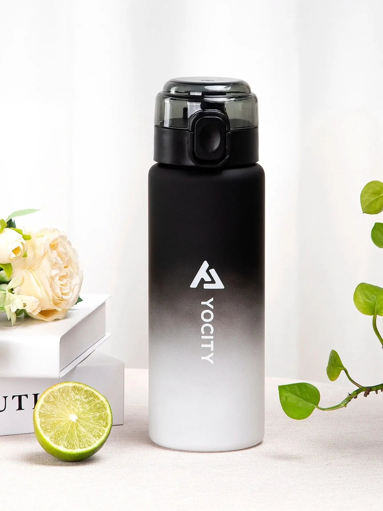 750ml Tritan Frosted Gradient Water Bottle for Drinking Portable Sport Tea Coffee Cup Kitchen Tools Kids Water Bottle School - Beauty