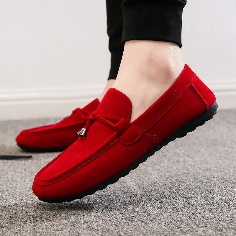 Men's loafers men's casual shoes, Korean style trendy cloth shoes, loafers, 2020 New