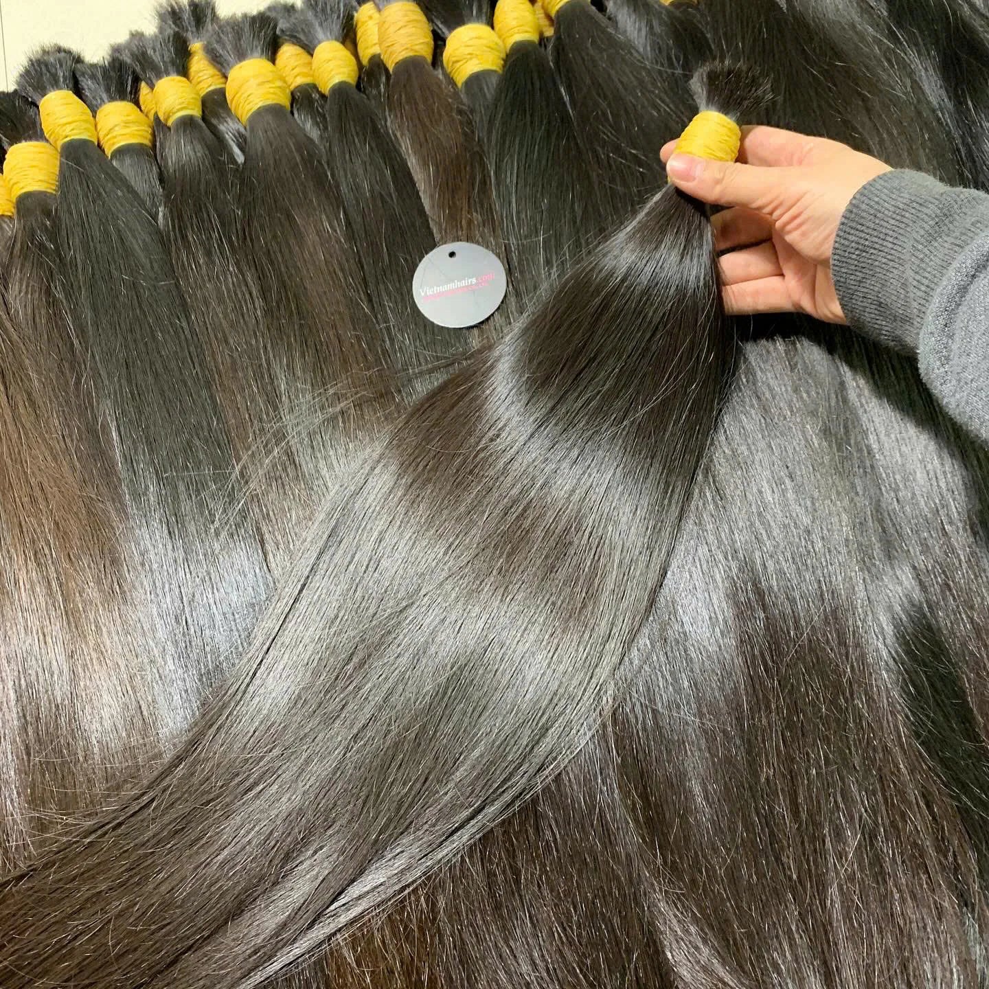 2025 Hot Selling Premium Quality 100% Vietnamese Virgin Hair Full Cuticle Wholesale Price Ready Fusion Human Hair Extensions