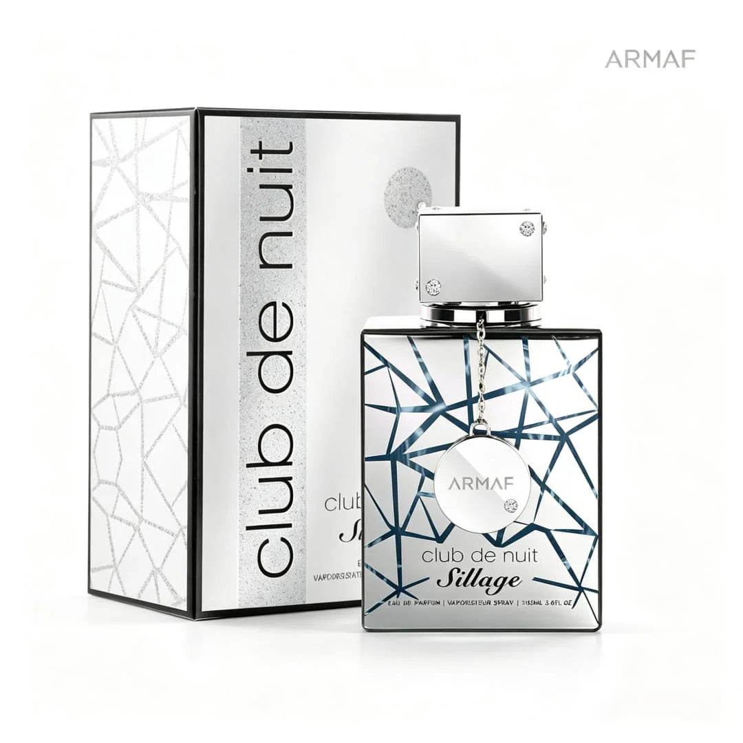 Armaf Club De Nuit Sillage Unisex Eau De Parfum (3.6 oz / 105 ml) – a Spicy, Woody, and Oriental Fragrance Featuring Long-Lasting, High-Projection Performance (8–10 Hours); an Ideal Gift for Birthdays or Anniversaries.