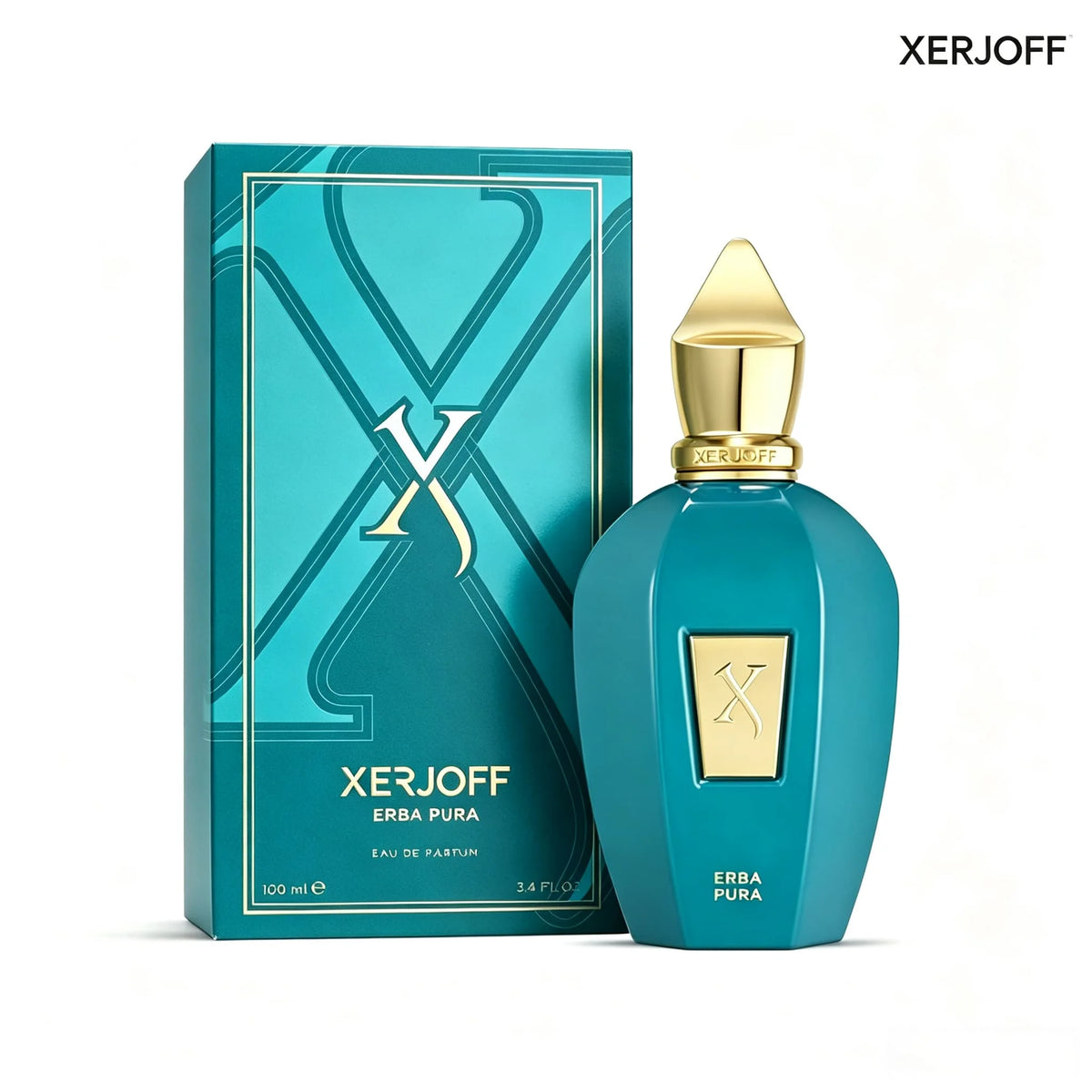 Xerjoff Erba Pura Eau De Parfum 3.4 oz 100ml, Fresh Fruity Citrus Notes with Long-Lasting Fragrance for 8-10 Hours, Juicy Fruit Basket with Vibrant Energy | Daily Commuting/Spring/Summer Daily/Vacation Travel