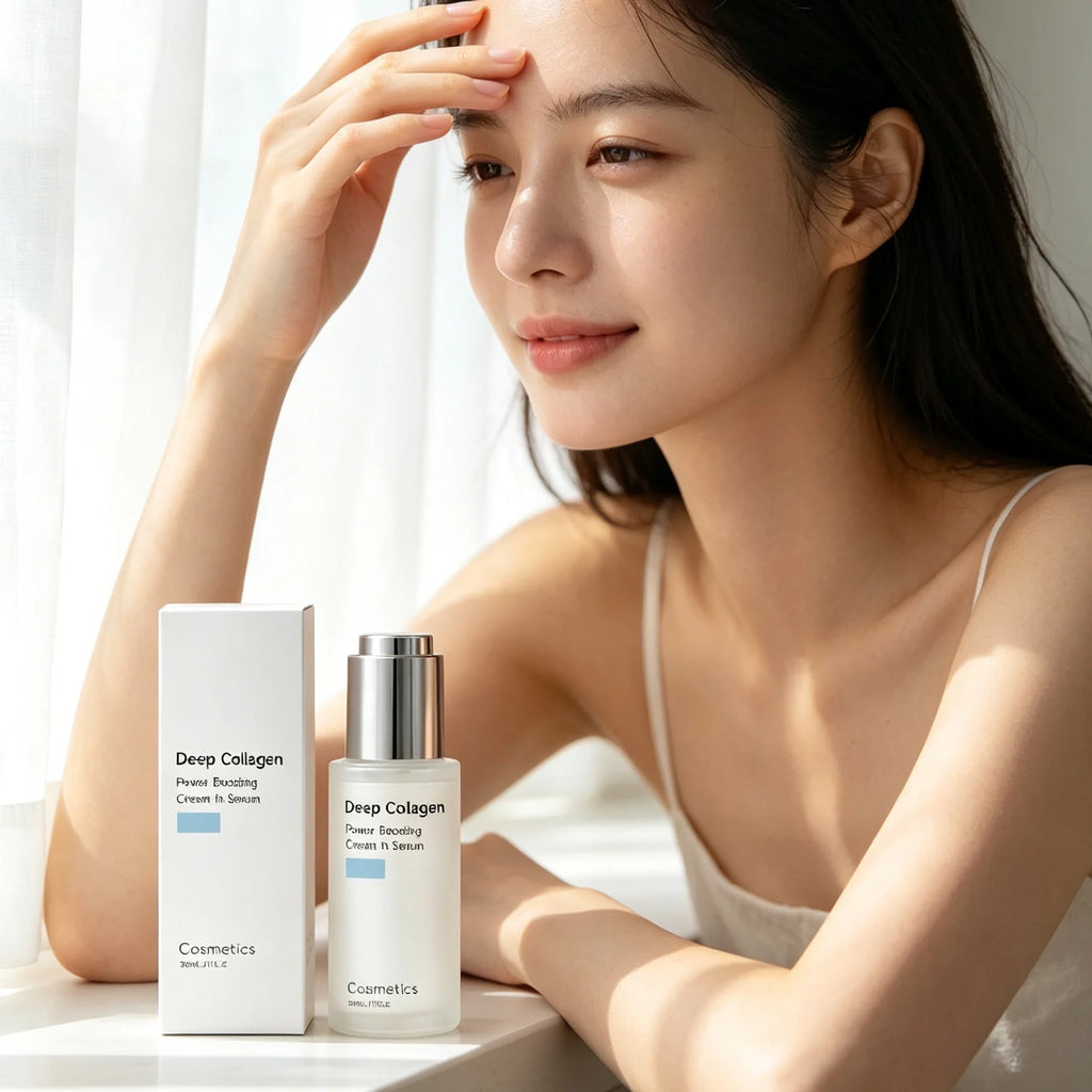Deep Collagen Serum Long Lasting Lifting Facial Rejuvenation Enhanced Skin Elasticity Lightweight Non‑sticky Pore Refining Serum