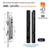 Ip66 Tuya Security Glass Sliding Door Lock Electronic Fingerprint Face Recognition Smart Door Lock Digital Lock for Slide Door
