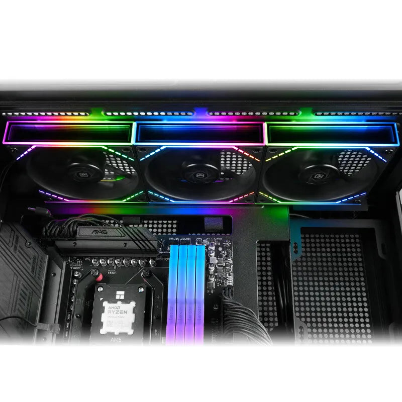 Thermalright TL-M12Q  Computer case cooling fan, wireless splicing/infinity frame/high performance fan