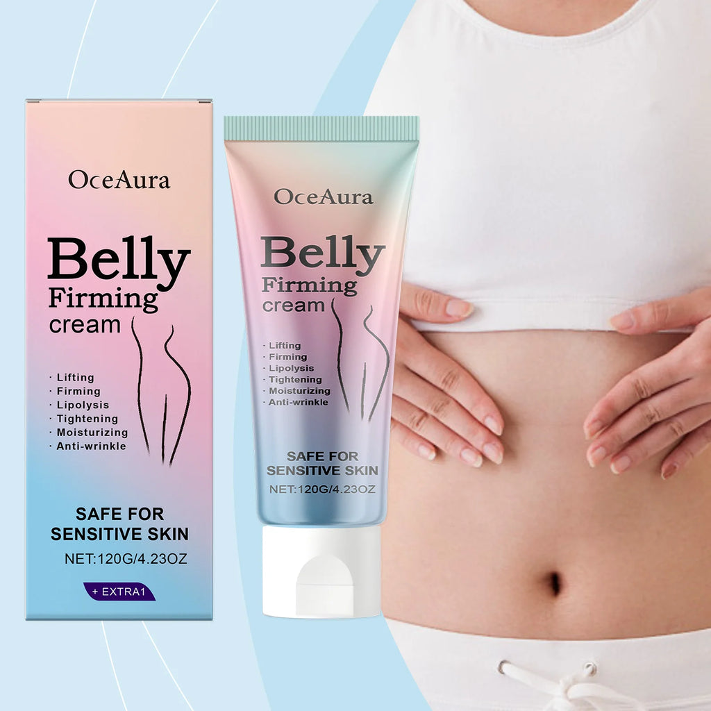Oceaura 120g Firming Belly Cream Fat Burning Improve Sagging Skin Tighten Abdomen Slimming Lose Weight Abdominal Shaping Cream
