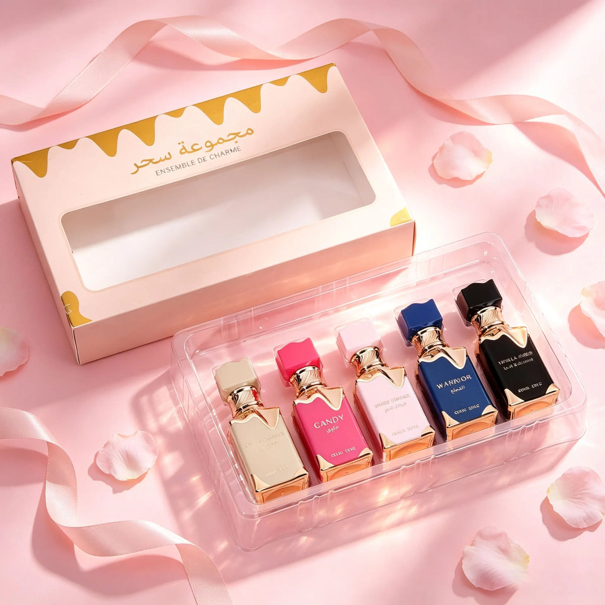 5 Pcs Arabian Eau De Parfum Gift Set Multi‑Scent 30ml Each Unisex Sweet Fruity Vanilla Amber Perfume Long Lasting Oriental Fragrance Natural Spray Collection Kit For Women