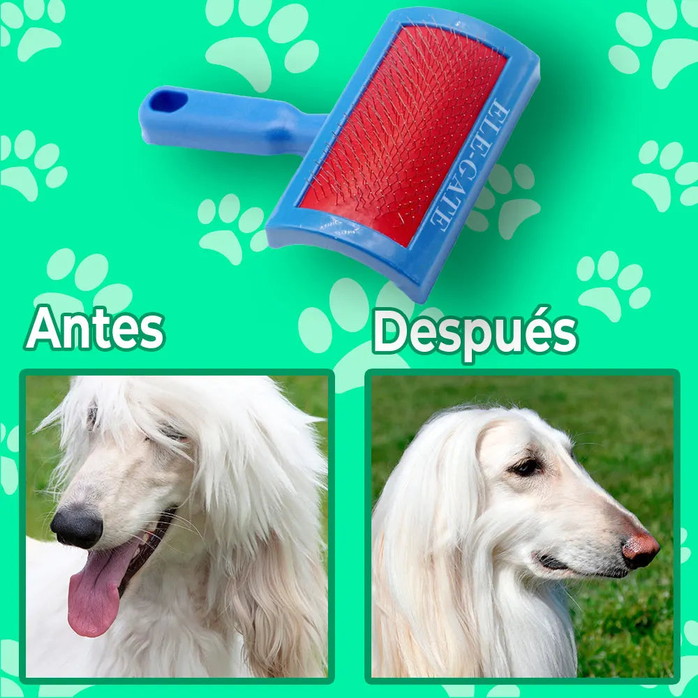 Customizable Slicker Brush for Dogs and Cats Soft ABS Plastic with Protected Tips Cares for Your Pet's Coat