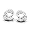 Stylish Sterling Silver Moissanite Diamond Stud Earrings Elegant Geometric Design Luxury Wedding Rhodium Plated Women