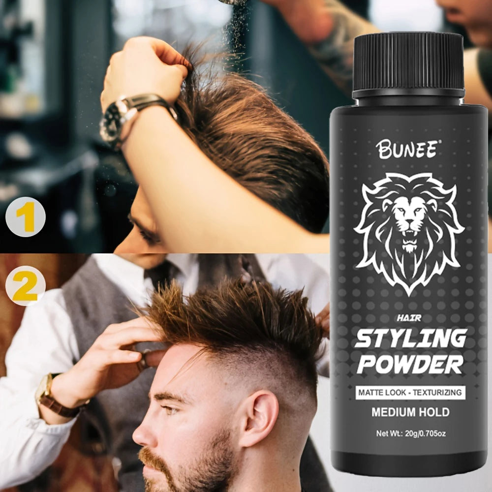 BUNEE 20g Volumizing Powder Travel Size, Oil Control, Lightweight, Natural Freshness, Non-White Cast, Unisex Use